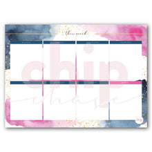 Load image into Gallery viewer, Magnetic Weekly Planner ~ Watercolour