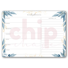 Load image into Gallery viewer, Magnetic Organisers Set of 5 ~ Aqua Leaves