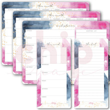 Load image into Gallery viewer, Magnetic Organisers Set of 5 ~ Watercolour