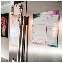 Load image into Gallery viewer, Magnetic Meal Planner ~ Watercolour - Chipchase Creative Studio