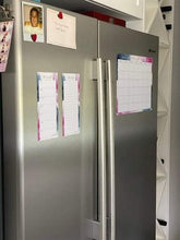 Load image into Gallery viewer, Magnetic Organisers ~ Set of 3 ~ Watercolour ~ Magnetic Monthly Calendar & Lists Set - Chipchase Creative Studio