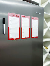 Load image into Gallery viewer, SET OF 3 ~ Potty Mouth Planners ~ Magnetic Monthly Calendar, Meal Planner & Lists, Weekly Planner - Chipchase Creative Studio