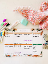 Load image into Gallery viewer, Magnetic Weekly Planner ~ Leaves & Feathers