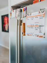 Load image into Gallery viewer, Magnetic Weekly Planner ~ Leaves & Feathers