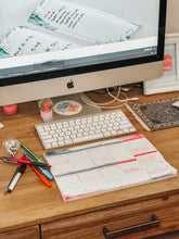 Load image into Gallery viewer, SET OF 3 ~ Magnetic Monthly Calendar, Meal Planner & A4 Desk Pad/Notepad- Watercolour