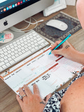 Load image into Gallery viewer, A4 Notepad ~ Weekly Planner ~ Leaves & Feathers