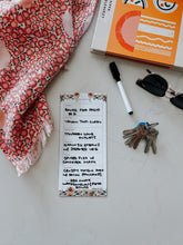 Load image into Gallery viewer, Magnetic Weekly Planner ~ Leaves & Feathers - Chipchase Creative Studio