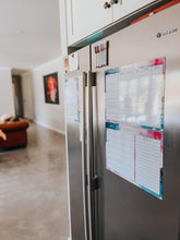 Load image into Gallery viewer, Magnetic Organisers Set of 4 ~ Watercolour - Chipchase Creative Studio