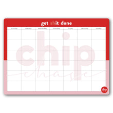 Load image into Gallery viewer, SET OF 5 ~ Potty Mouth Planners ~ Magnetic Monthly Calendar, Meal Planner & Lists, Weekly Planner - Chipchase Creative Studio