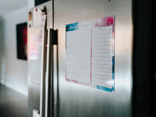 Load image into Gallery viewer, Magnetic Meal Planner ~ Watercolour - Chipchase Creative Studio