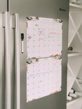 Load image into Gallery viewer, Magnetic Monthly Calendars ~ Set of 2 ~ Leaves and Feathers