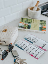 Load image into Gallery viewer, Magnetic Organisers ~ Twin Pack ~ Watercolour  ~ Magnetic Weekly Planner & List