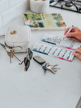 Load image into Gallery viewer, Magnetic Organisers ~ Twin Pack ~ Watercolour  ~ Magnetic Weekly Planner & List