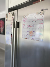 Load image into Gallery viewer, Magnetic Calendar Planner ~ Leaves & Feathers - Chipchase Creative Studio