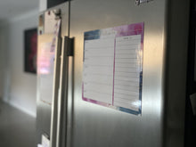 Load image into Gallery viewer, Magnetic Meal Planner ~ Watercolour - Chipchase Creative Studio
