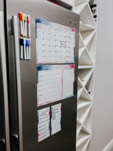 Load image into Gallery viewer, Magnetic Organisers Set of 4 ~ Watercolour - Chipchase Creative Studio