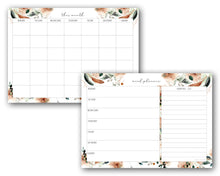 Load image into Gallery viewer, SALE- Magnetic Monthly Calendars ~ Set of 2 ~ Leaves &amp; Feathers
