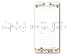 Load image into Gallery viewer, Magnetic List ~ Leaves &amp; Feathers - Chipchase Creative Studio

