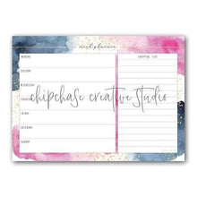 Load image into Gallery viewer, Magnetic Meal Planner ~ Watercolour - Chipchase Creative Studio
