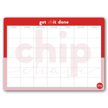 Load image into Gallery viewer, SET OF 5 ~ Potty Mouth Planners ~ Magnetic Monthly Calendar, Meal Planner &amp; Lists, Weekly Planner - Chipchase Creative Studio
